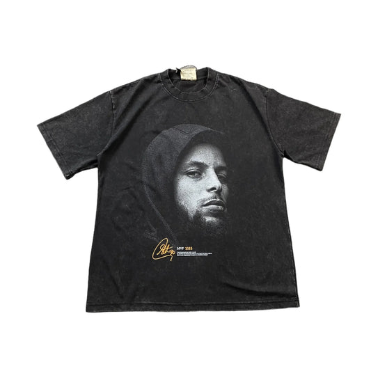 T-SHIRT ICON STEPHEN CURRY GRIS FONCÉ