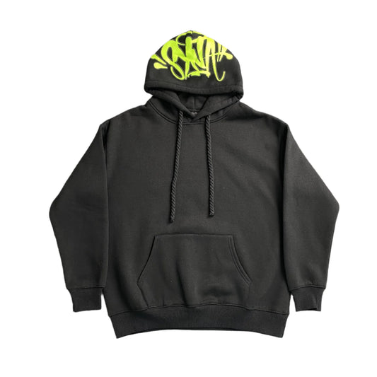 Sweat à capuche avec logo Syna World Hood noir