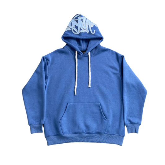 Sweat à capuche avec logo Syna World Hood bleu