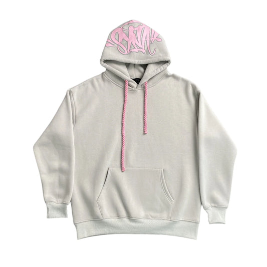 Sweat à capuche avec logo Syna World Hood Gris Rose