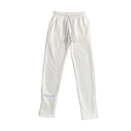 PANTALON DE SURVÊTEMENT SYNA WORLD AVEC LOGO SYNA BLANC