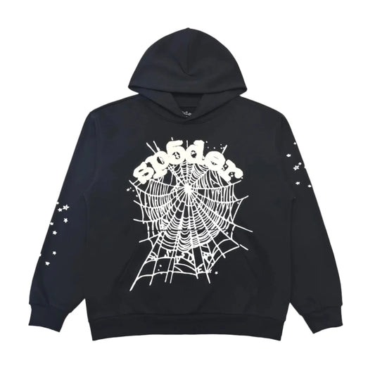 Sweat à capuche Web SP5DER OG noir