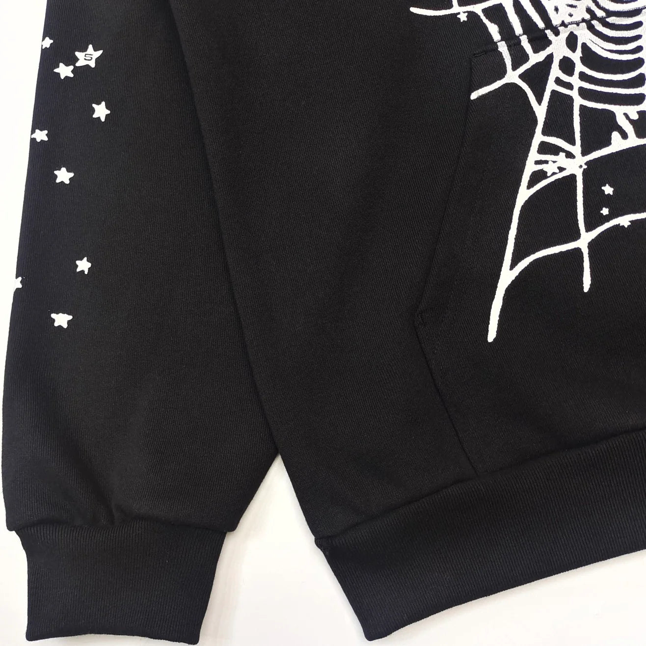 Sweat à capuche Web SP5DER OG noir