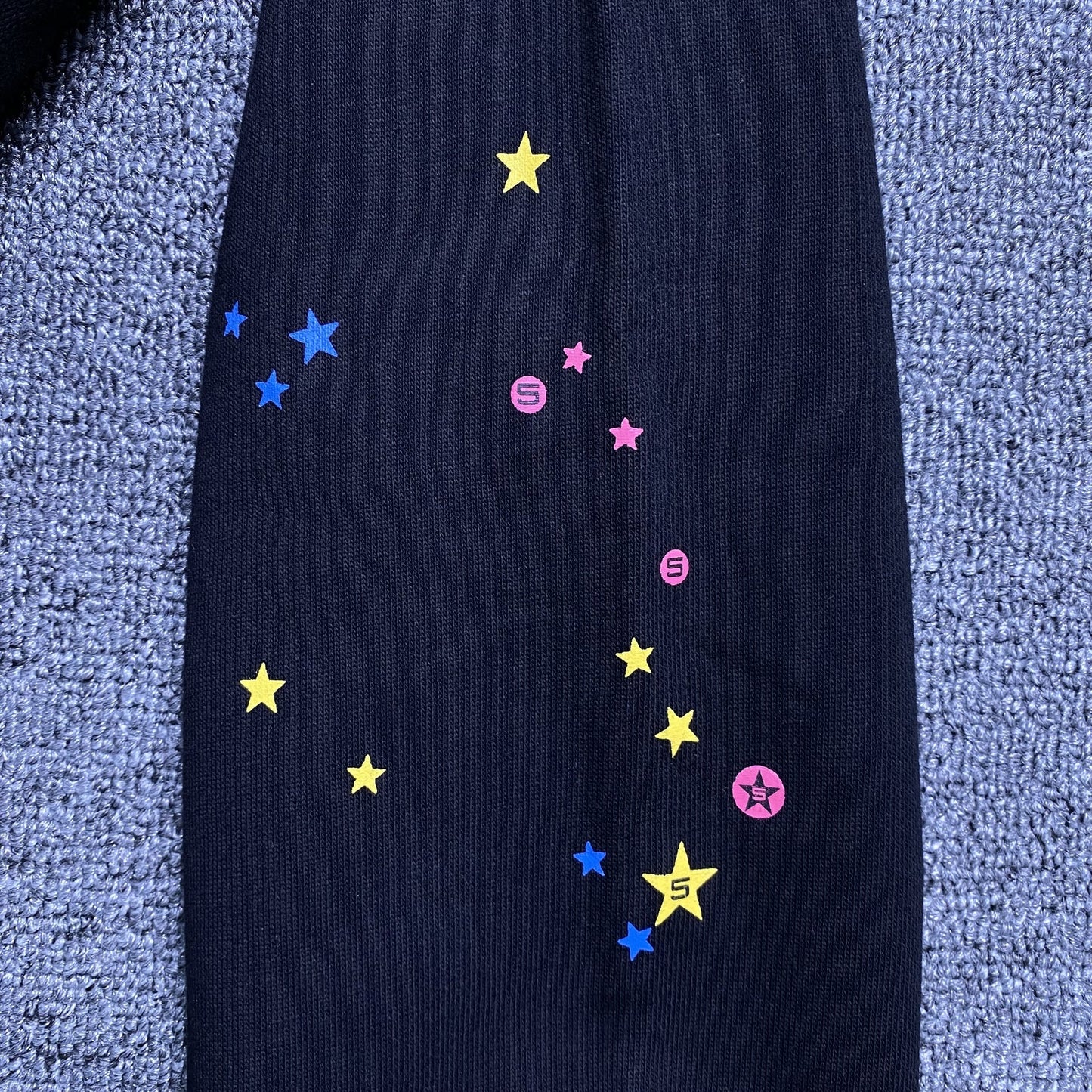 Sweat à capuche noir SP5DER P*NK