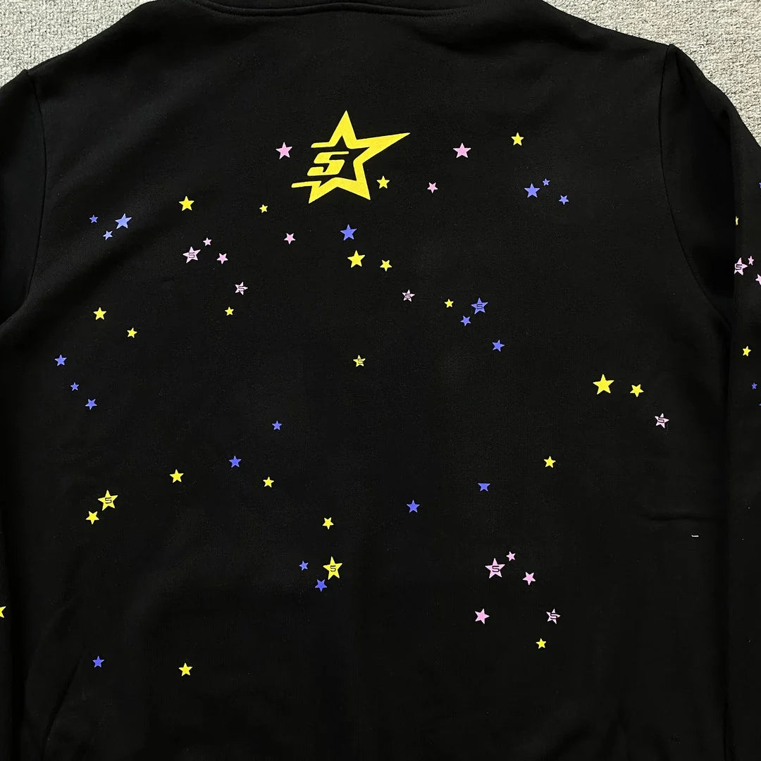 Sweat à capuche SP5DER P*NK V2 noir