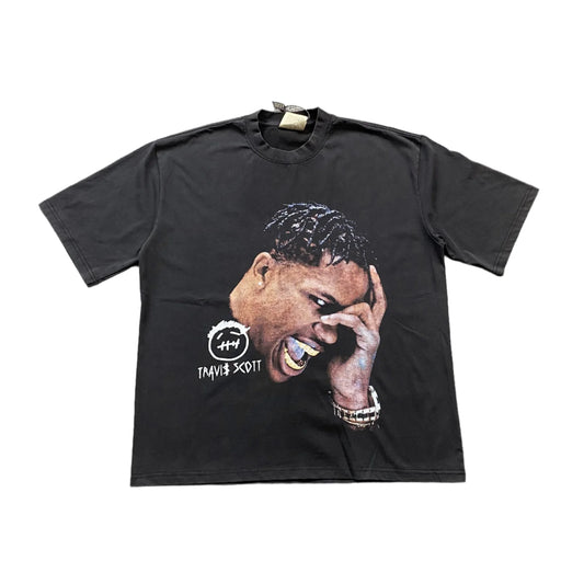 T-SHIRT ICON TRAVIS SCOTT NOIR