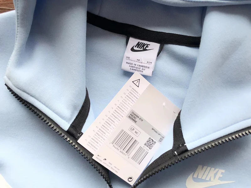 Sweat à capuche Nike Tech Fleece x Célestine Bleu
