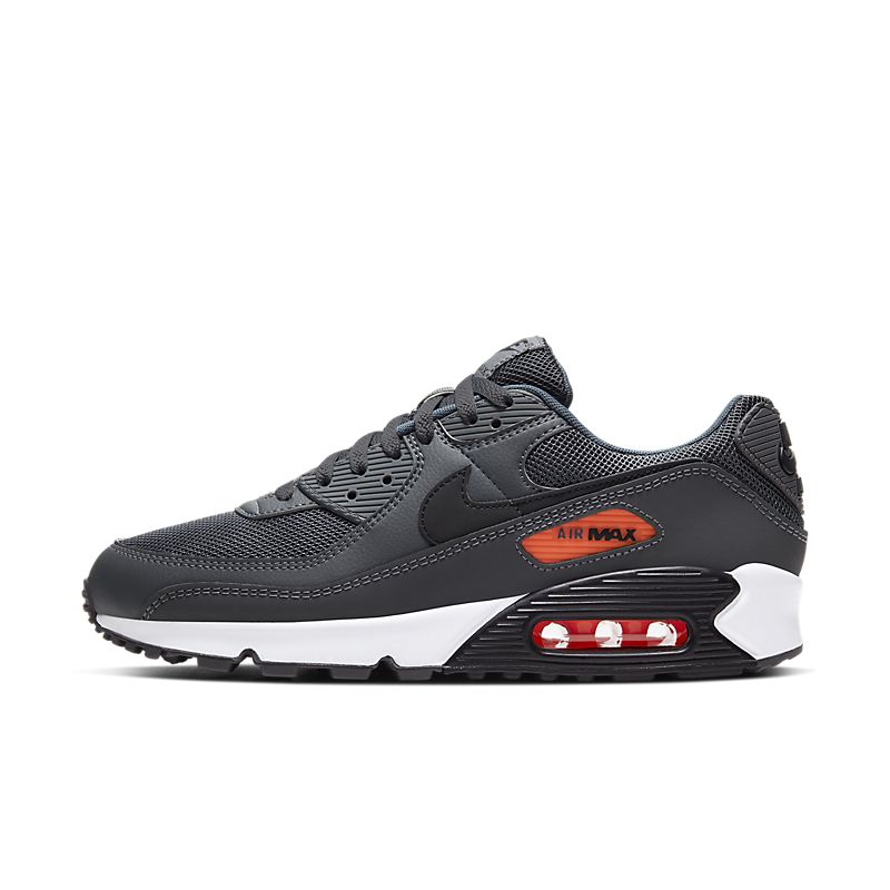 Nike Air Max 90 Iron Grey Black Total Orange