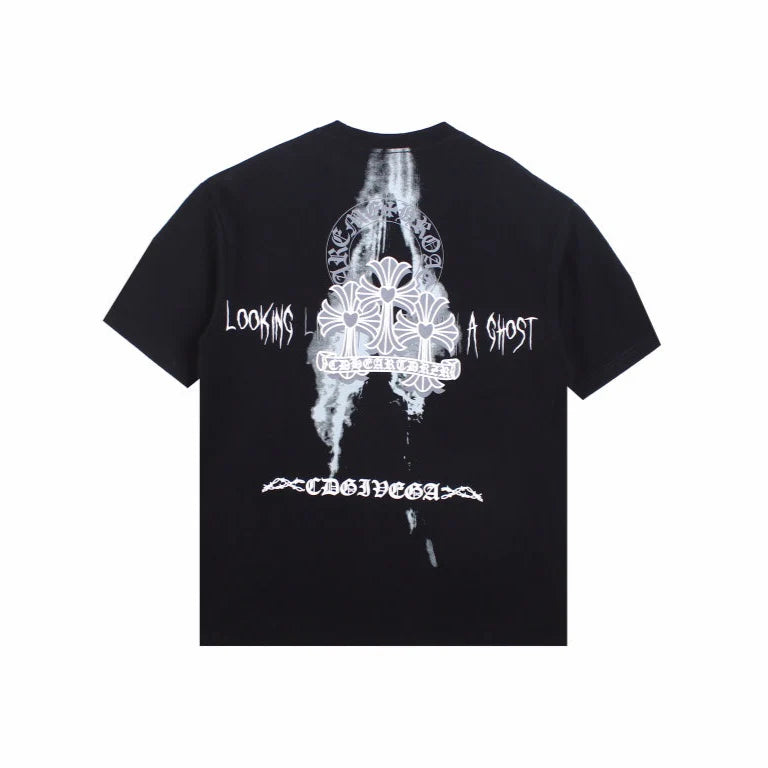 T-SHIRT CHROME HEARTS x KIDS SEE GHOSTS NOIR