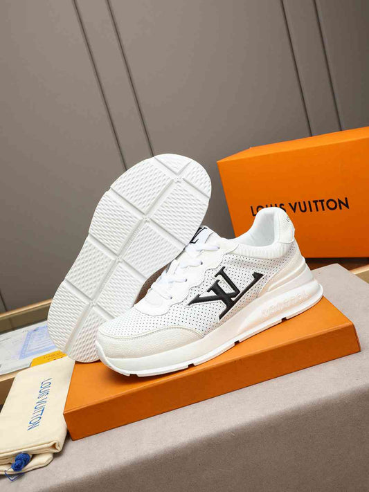 Sneaker LOUIS VUITTON BLANC LOGO NOIR