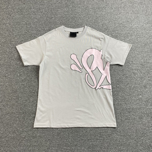 T-SHIRT SYNA WORLD GRIS ROSE