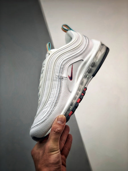 NIKE Air Max 97 "Blanc Multi Color Pull Tabs"