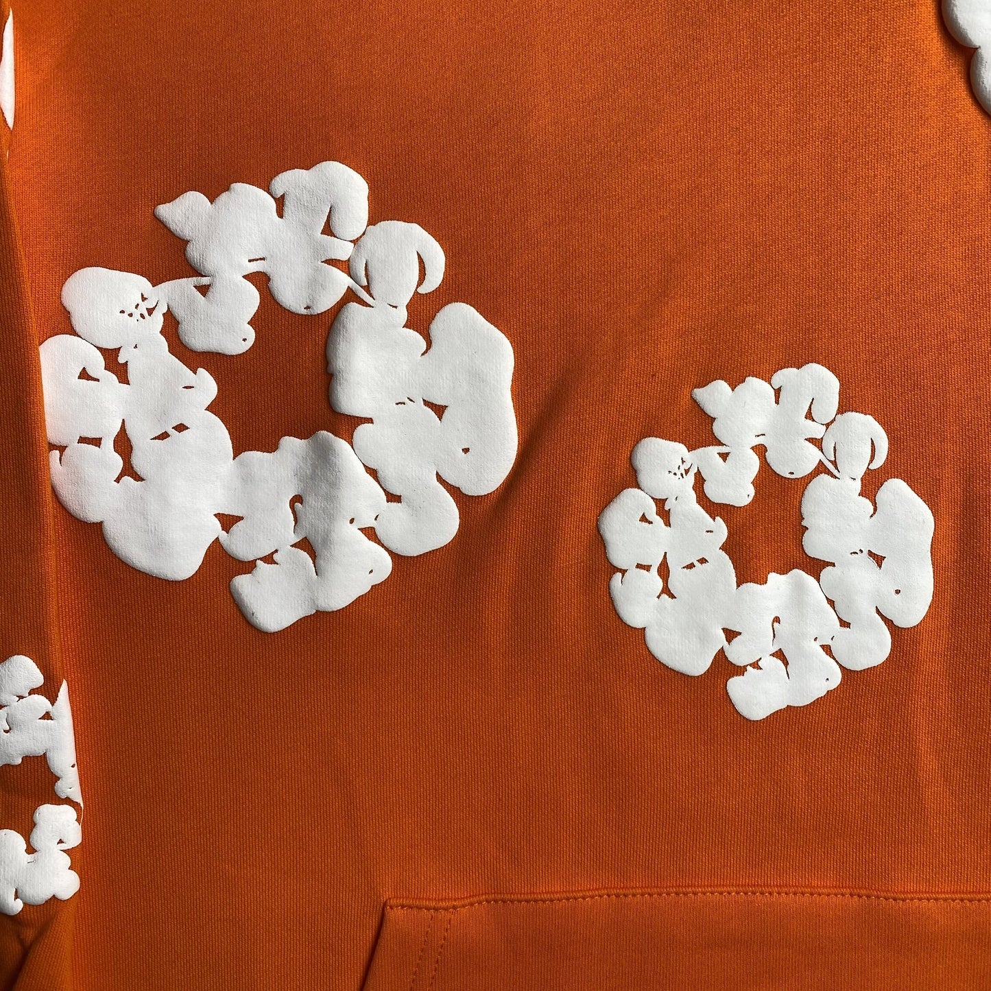 Sweat à capuche Denim Tears orange