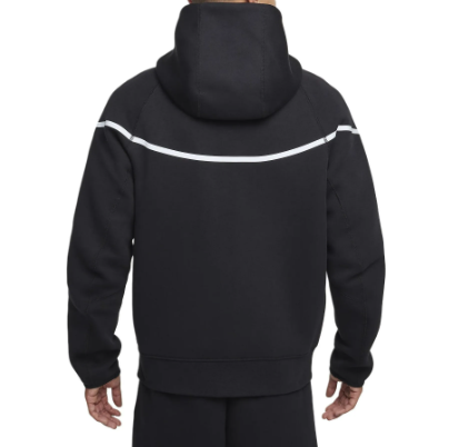 SWEAT A CAPUCHE NIKE TECH FLEECE REFLECHISSANT NOIR