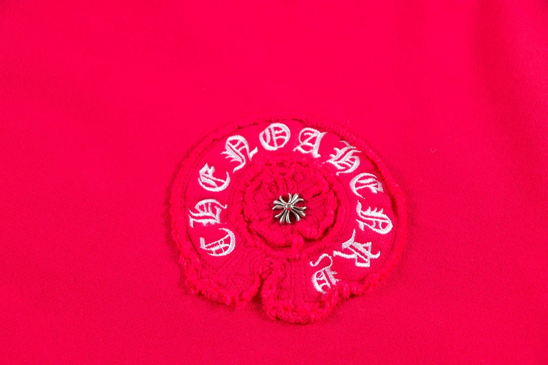 CHROME HEARTS HORSE SHOE LOGO SWEATSHIRT dégradé de rouge