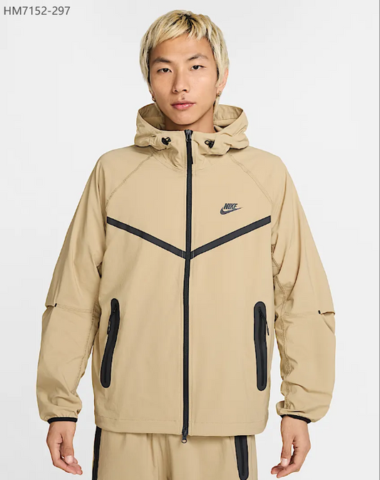 Sweat à capuche Nike Tech Windrunner beige