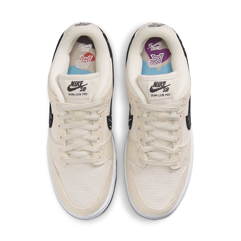 NIKE Dunk Low Albino & Preto Pearl White