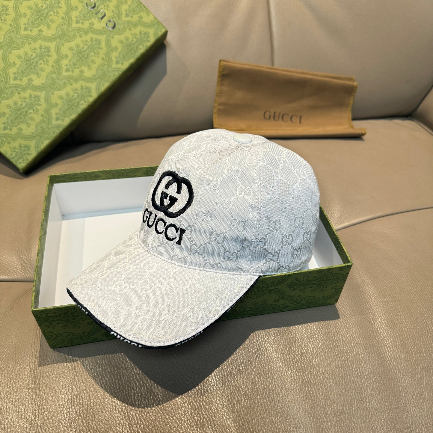 CASQUETTE GUCCI BLANCHE