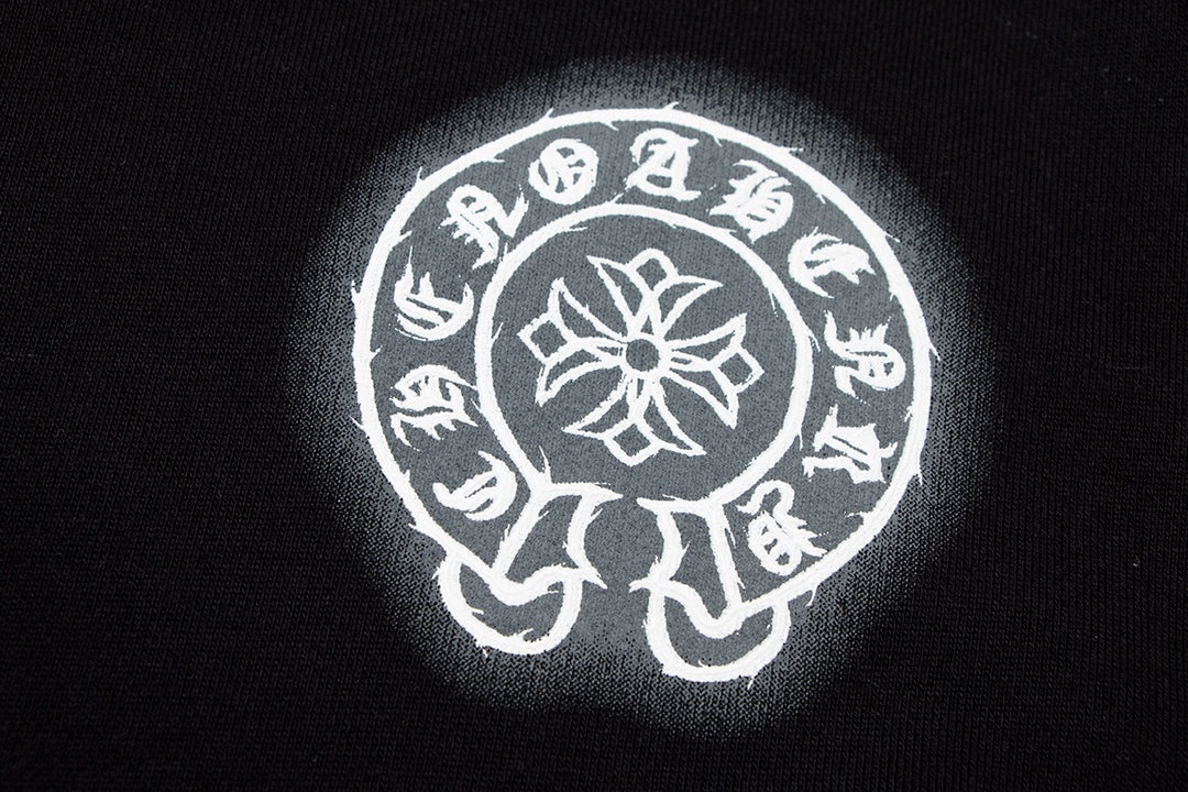 SWEAT-SHIRT CHROME HEARTS BLACK CROSS NOIR