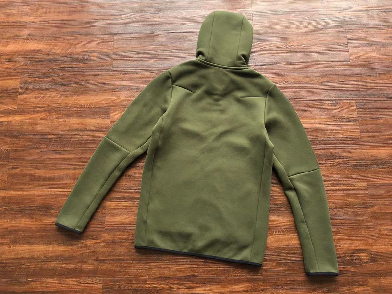 Sweat à capuche Nike Tech Fleece x Vert olive