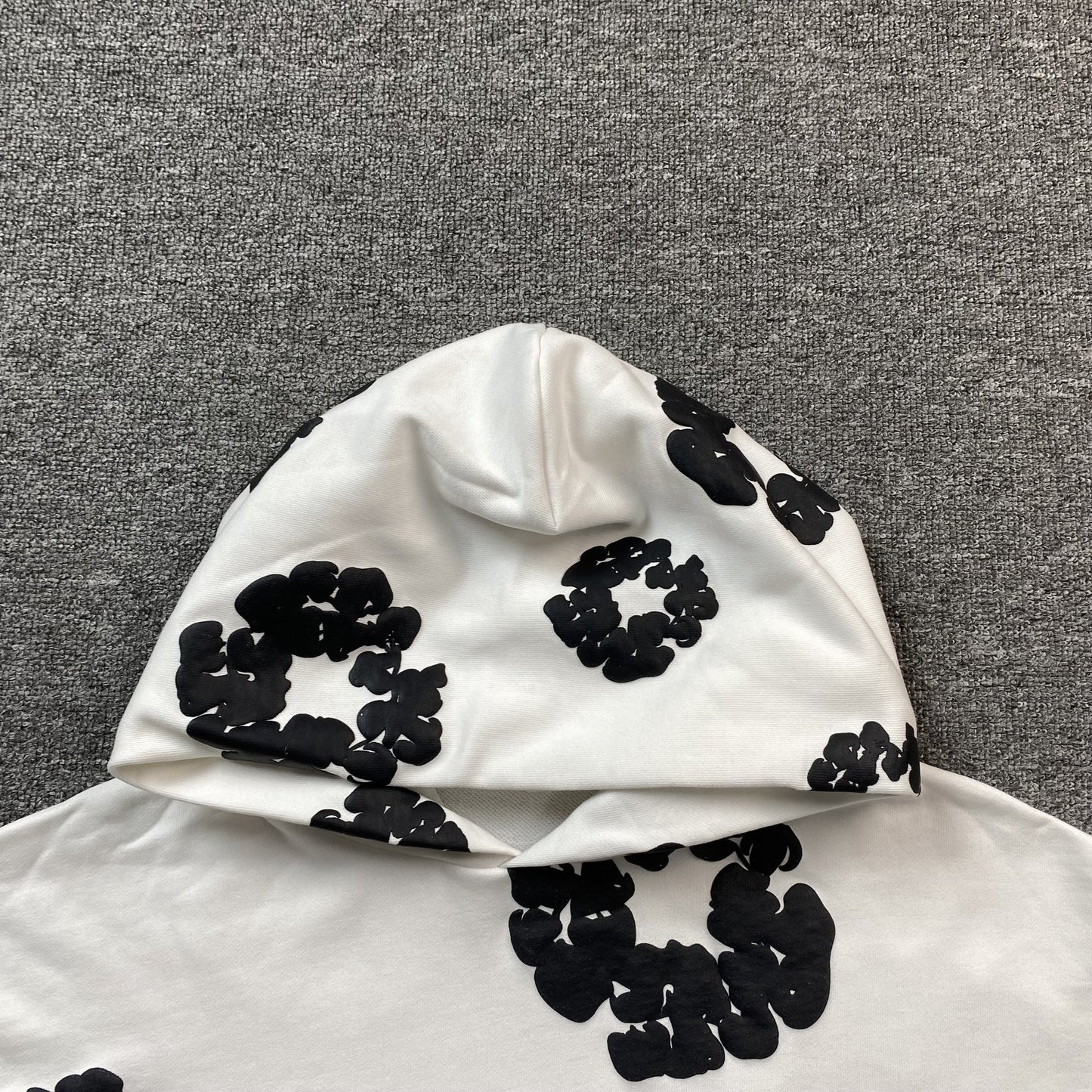 Sweat à capuche Denim Tears blanc