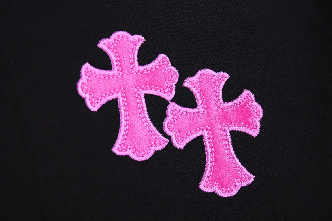 T-SHIRT CHROME HEARTS ROSE NOIR