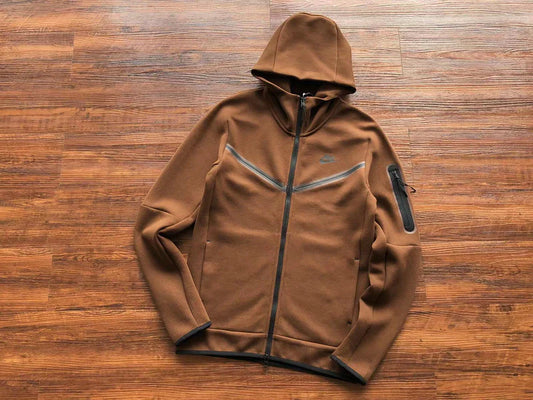 Sweat à capuche Nike Tech Fleece x Marron