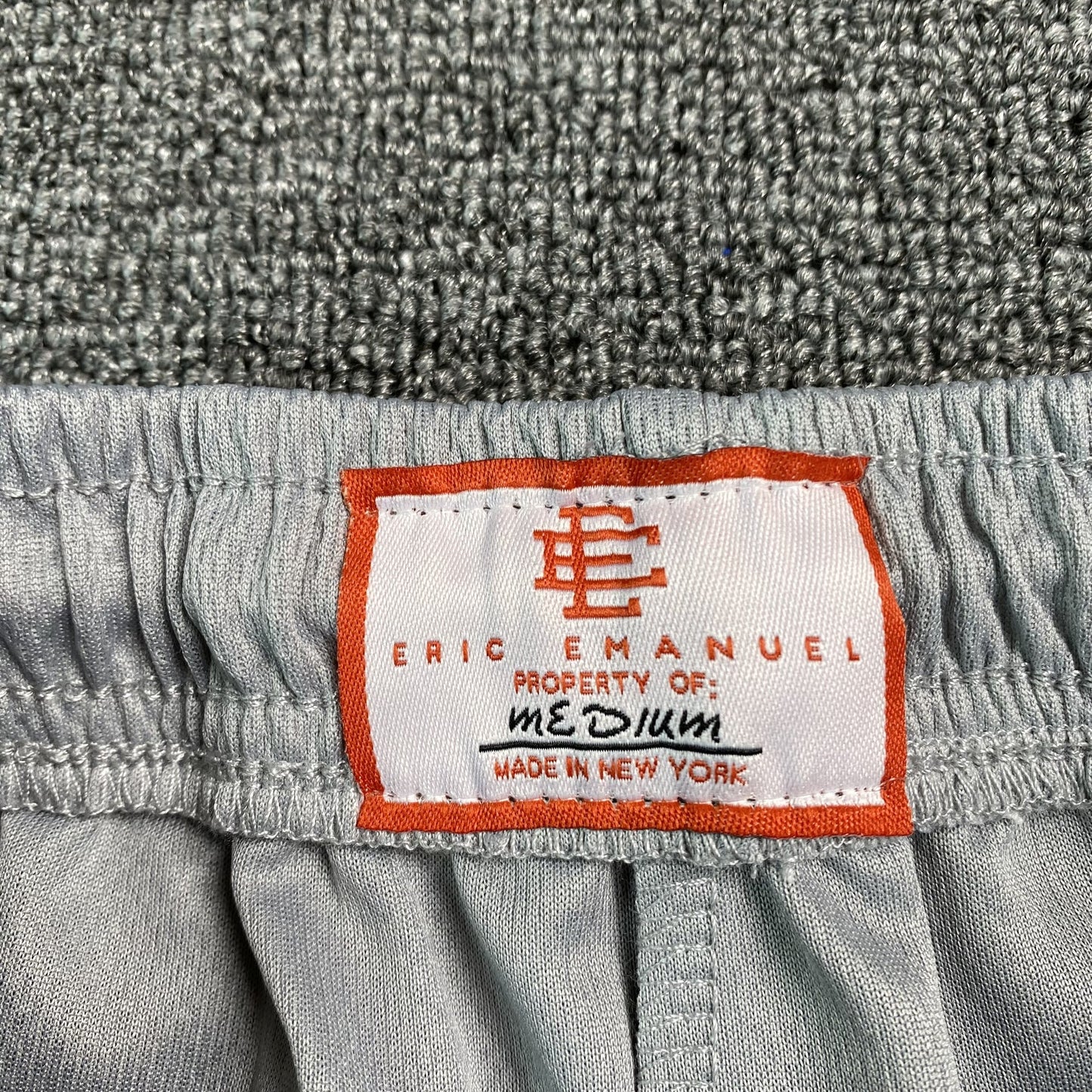 Short basique Eric Emanuel EE Maryland Gris/Bleu marine