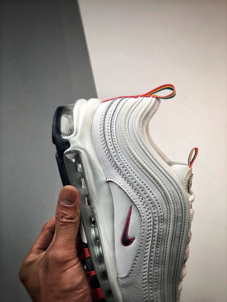 NIKE Air Max 97 "Blanc Multi Color Pull Tabs"