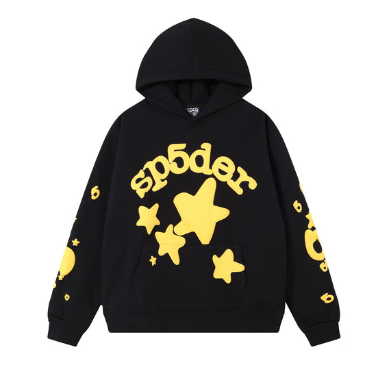 Sweat à capuche SP5DER BELUGA NOIR