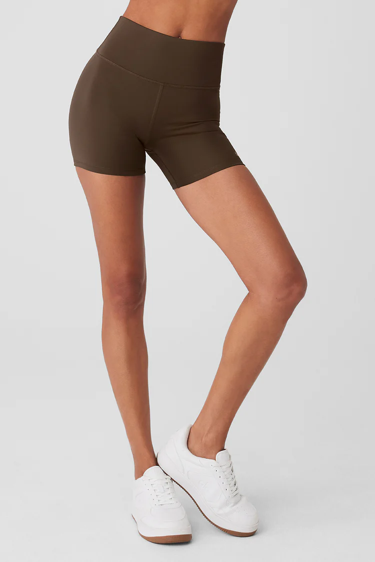Short de yoga ALO marron