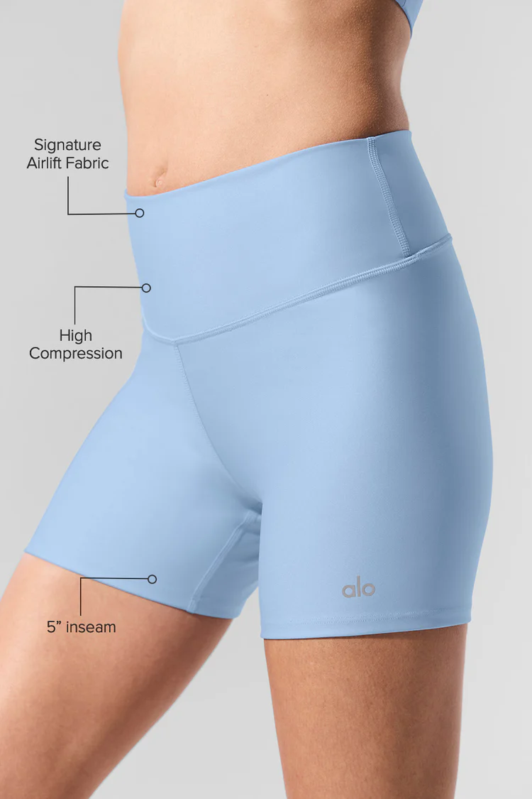 Short de yoga ALO bleu