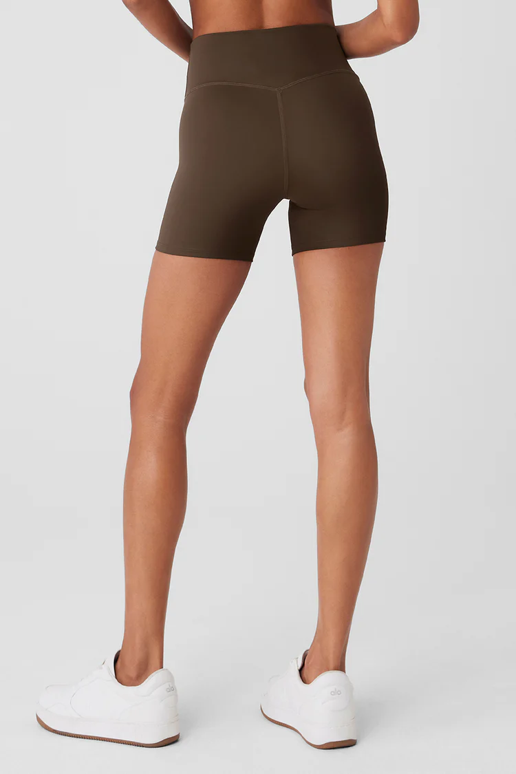 Short de yoga ALO marron