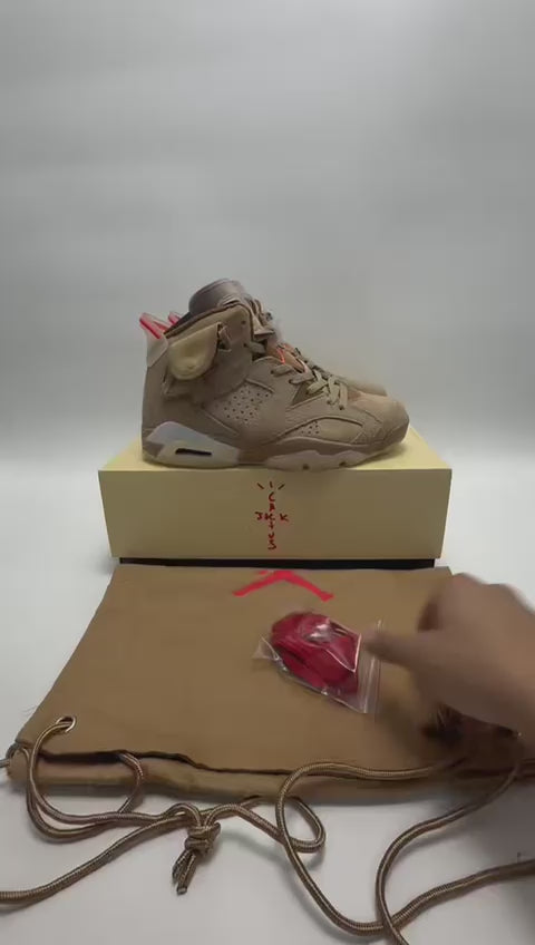 Air Jordan 6 x Travis Scott "British Khaki "