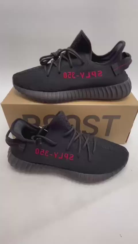 Yeezy Boost 350 V2 Black/Red Real Boost
