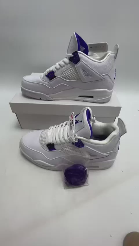 JORDAN 4 x METALLIC PURPLE