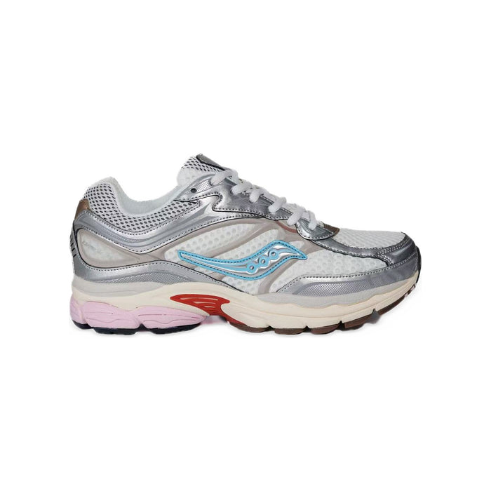 Saucony ProGrid Omni 9 – Argent / Blanc / Rose