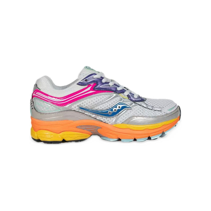 Saucony ProGrid Omni 9 – Argent / Fuchsia / Orange
