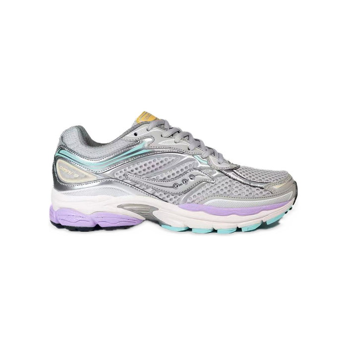 Saucony ProGrid Omni 9 – Argent / Lilas / Menthe