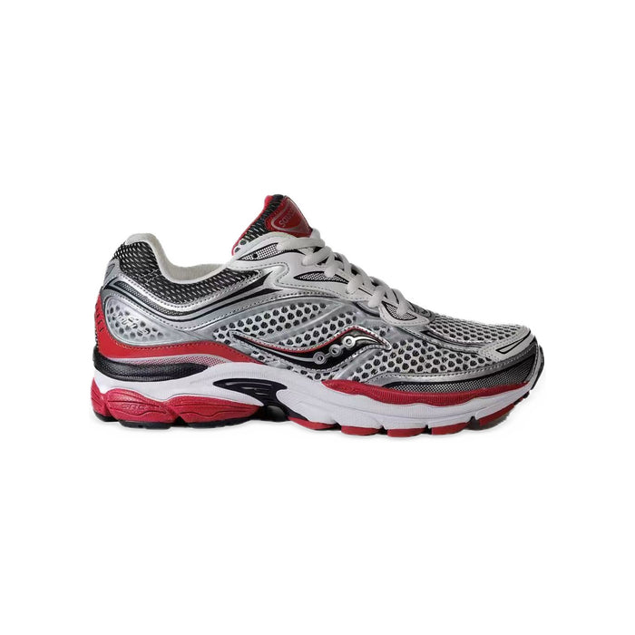 Saucony ProGrid Omni 9 – Argent / Rouge / Noir