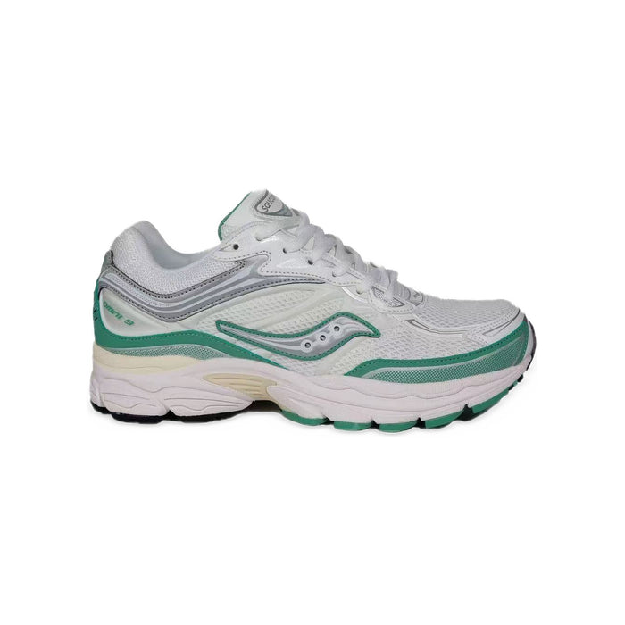 Saucony ProGrid Omni 9 – Blanc / Vert Émeraude