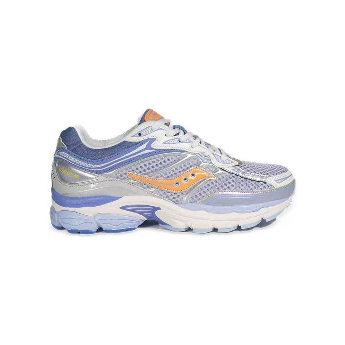 Saucony ProGrid Omni 9 – Bleu Lavande / Argent / Orange