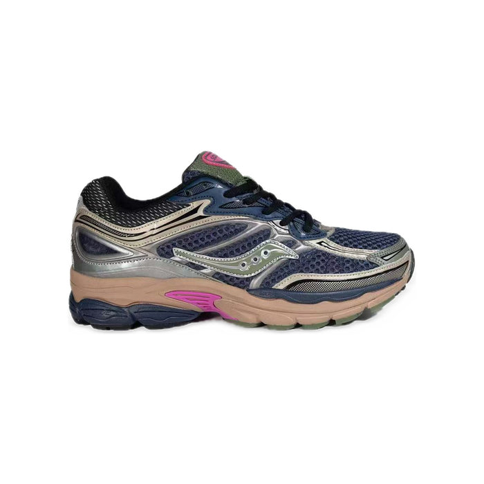 Saucony ProGrid Omni 9 – Bleu Marine / Beige / Rose