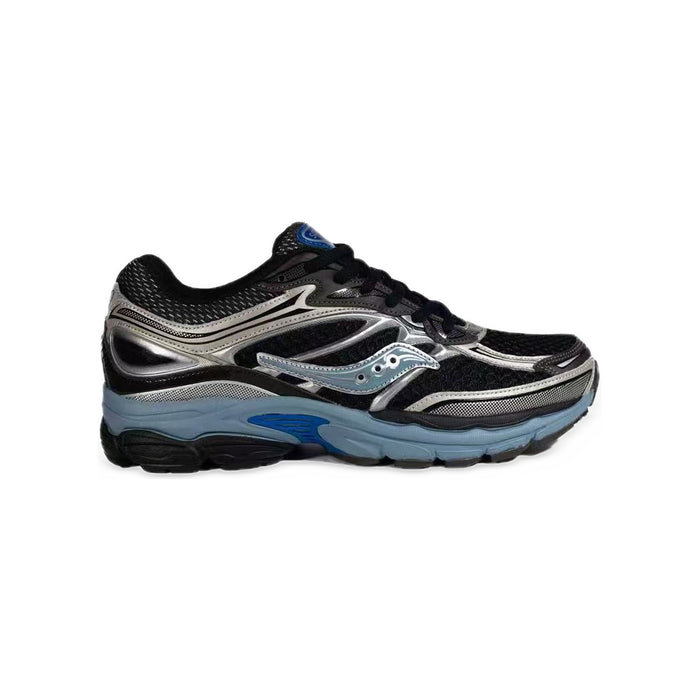 Saucony ProGrid Omni 9 – Noir / Argent / Bleu Acier
