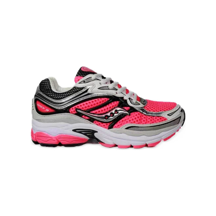 Saucony ProGrid Omni 9 – Rose Fluo / Argent / Noir