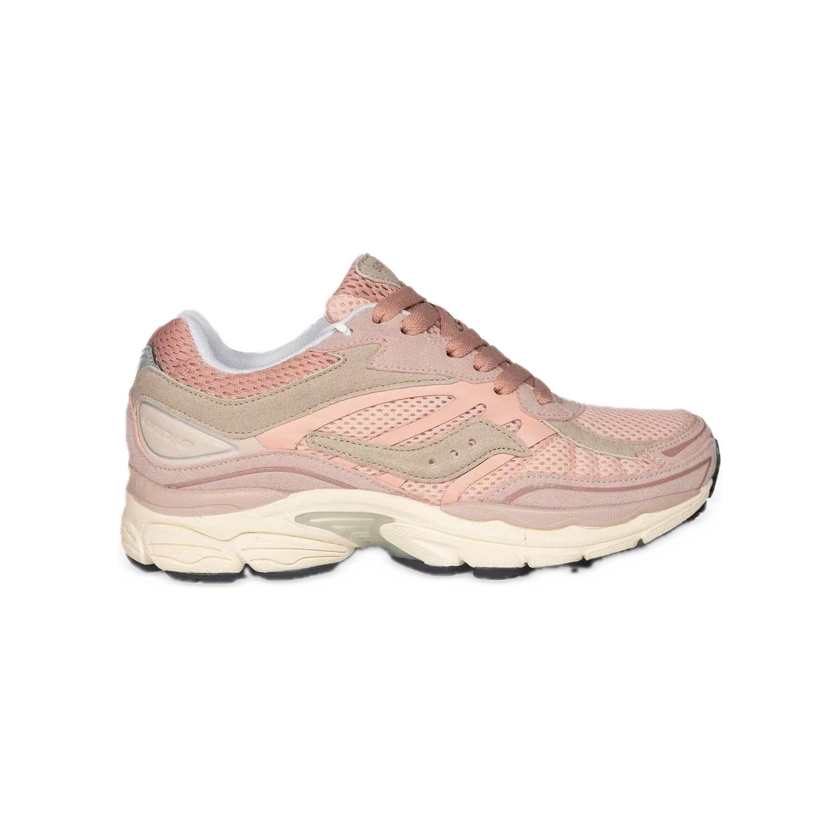Saucony ProGrid Omni 9 Rose Saumon / Crème – vue latérale